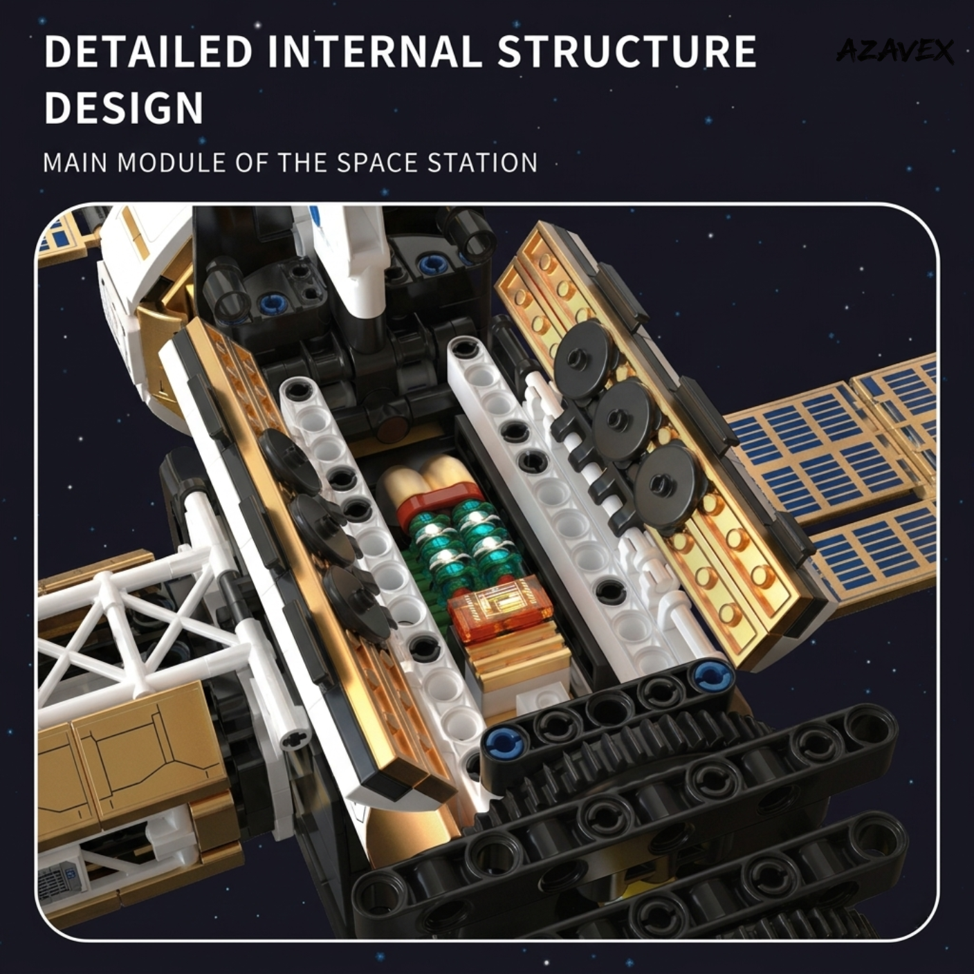 2221PCS International Space Station Building Kit