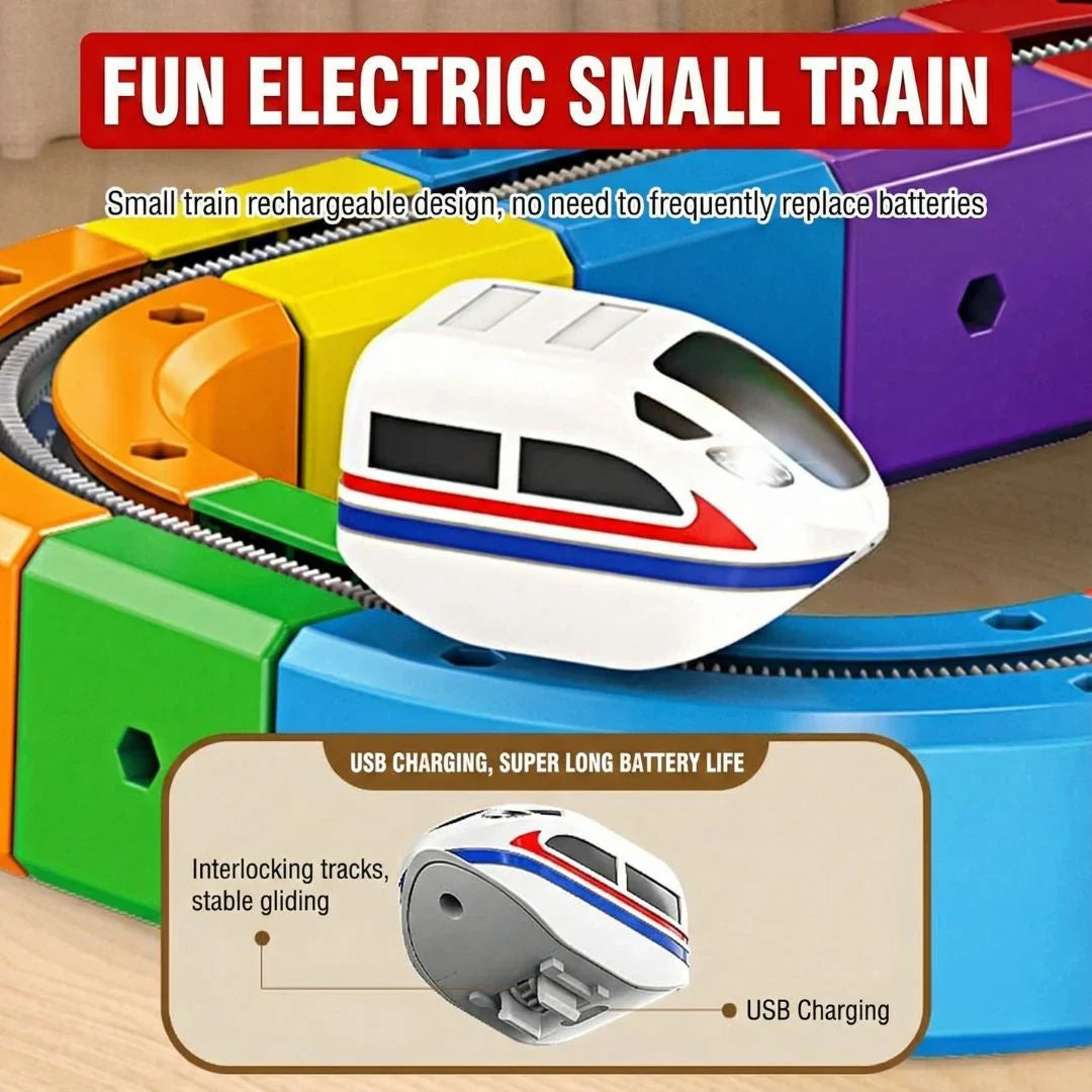 Magnetic Gravity Racer STEM Track Building Set