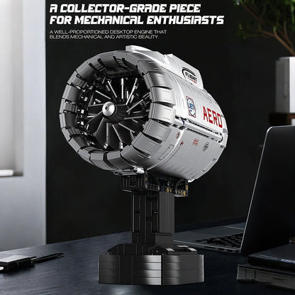 1786PCS Jet Turbofan Engine Building Set
