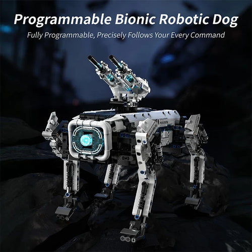1163PCS Programmable Robotic Dog Building Set