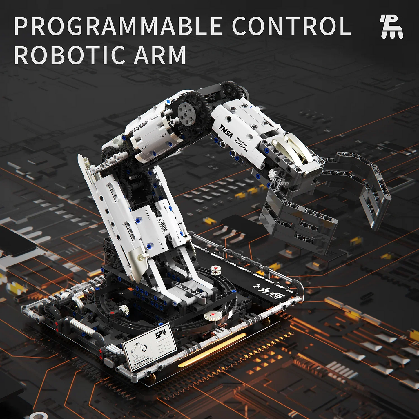 784PCS Motorized Robotic Arm Building Set