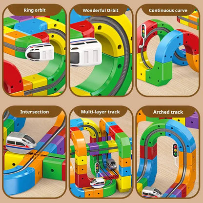 Magnetic Gravity Racer STEM Track Building Set