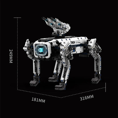 1163PCS Programmable Robotic Dog Building Set