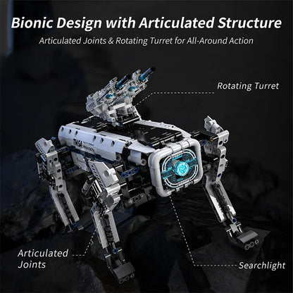 1163PCS Programmable Robotic Dog Building Set