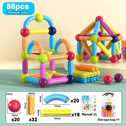 AZAVEX™ - Magnetic Construction Vehicle Building Set AZAVEX