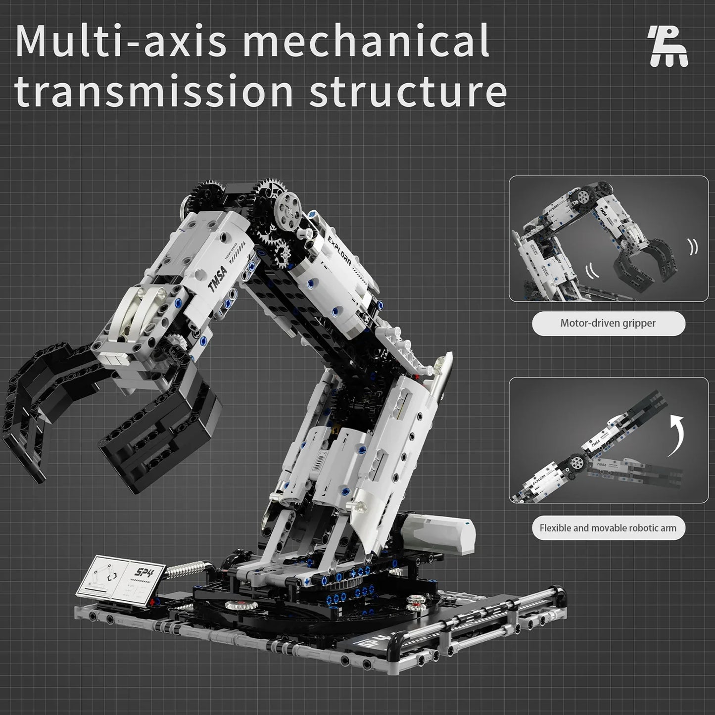 784PCS Motorized Robotic Arm Building Set