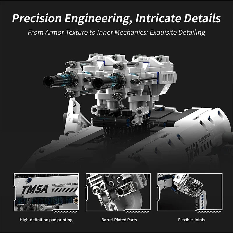 1163PCS Programmable Robotic Dog Building Set
