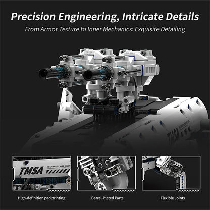 1163PCS Programmable Robotic Dog Building Set