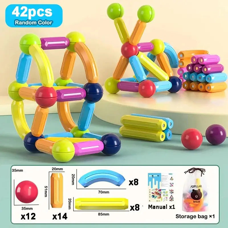 AZAVEX™ - Magnetic Construction Vehicle Building Set AZAVEX