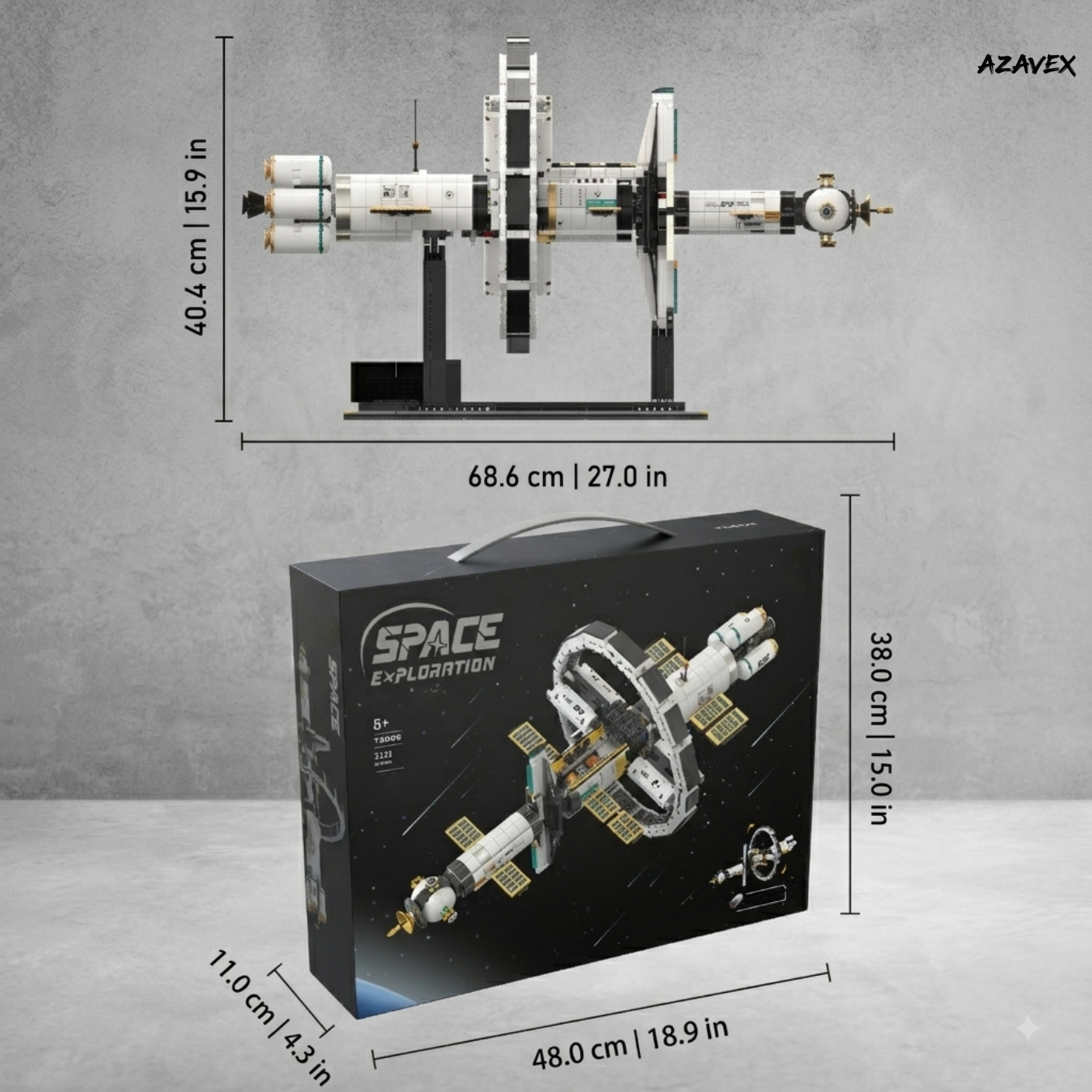 2221PCS International Space Station Building Kit